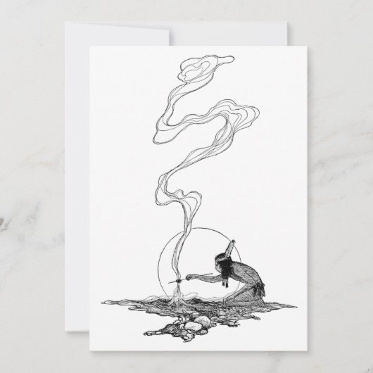 Carte Indien dans sa solitude par NC Wyeth Western Vinta (Devant)