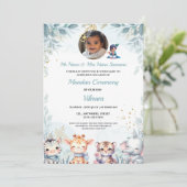 Carte indienne de cérémonie de coupe de cheveux, M (Debout devant)