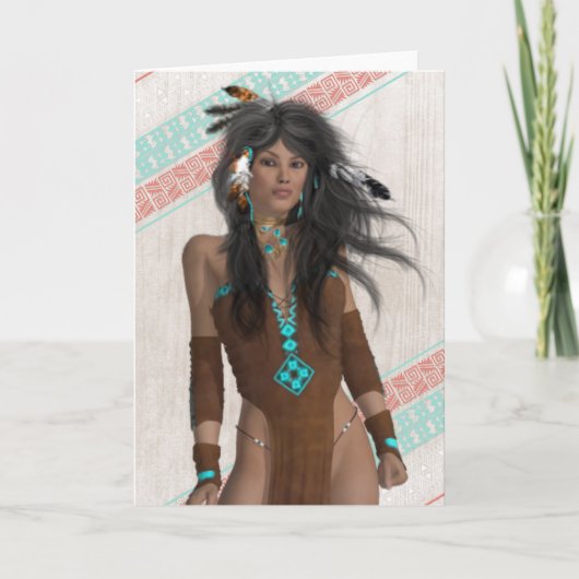 Carte indienne Maiden Toutes les occasions (Devant)
