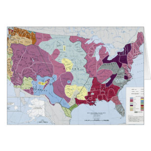 CARTE : INDIENS D'AMERIQUE