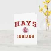 Carte Indiens de Hays High School _1  (Fleur jaune)