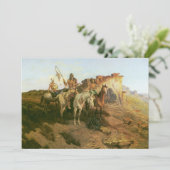 Carte Indiens vintage, rôdeurs de la Prairie, Seltzer, (Debout devant)