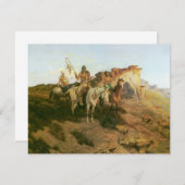 Carte Indiens vintages, Prowlers of the Prairie, Seltzer (Devant / Derrière)