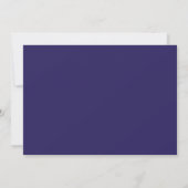 Carte Indigo Blue Classic Border Flat Note (Dos)