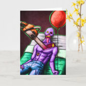 Carte Infecté obtenez bien bientôt (Fleur jaune)