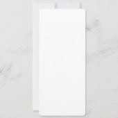 Carte Infini lumineux avec rose bleue (Dos)