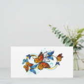 Carte Infinité de papillons monarques (Debout devant)