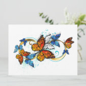 Carte Infinité de papillons monarques (Debout devant)