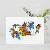 Carte Infinité de papillons monarques (Debout devant)