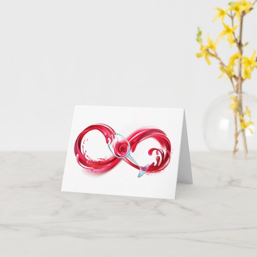 Carte Infinity (Fleur jaune)