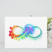 Carte Infinity avec Rainbow Jellyfish (Debout devant)