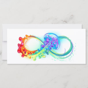 Carte Infinity avec Rainbow Jellyfish