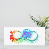 Carte Infinity avec Rainbow Jellyfish (Debout devant)