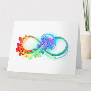Carte Infinity avec Rainbow Jellyfish