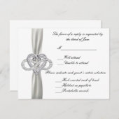 Carte Infinity Heart Response Card (Devant / Derrière)