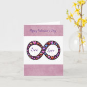 Carte Infinity Love Emoji's Saint-Valentin (Fleur jaune)