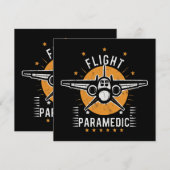 Carte Infirmier en vol (Devant / Derrière)