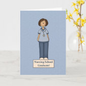 Carte infirmière (Fleur jaune)