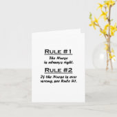 Carte Infirmière (Fleur jaune)