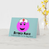 Carte Infirmière à la retraite Cadeaux "Joyeuse danse ro (Fleur jaune)