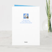 Carte Infirmière amusante Chat conseil sur le cancer (Dos)