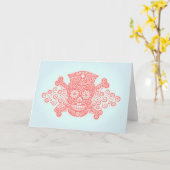 Carte Infirmière antique de pirate II (Fleur jaune)