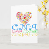 Carte infirmière certifiée (Fleur jaune)