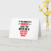 CARTE INFIRMIÈRE CERTIFIÉE EN DIALYSE (Fleur jaune)