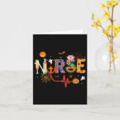 Carte Infirmière Costume Halloween Stethoscope Pump puls (Fleur jaune)