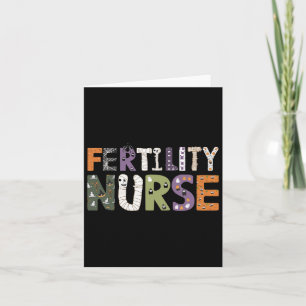 Carte Infirmière De Fertilité Halloween Éffrayant Infirm