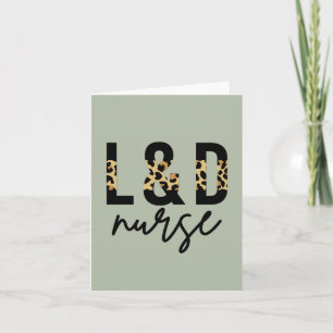 Carte Infirmière de la main-d'oeuvre et de l'accouchemen