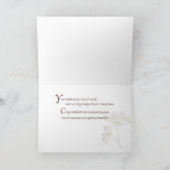 Carte Infirmière de la RN Félicitations au Fleur sauvage (Intérieur)