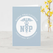 Carte Infirmière de NP personnalisée Praticien Diplôme C (Fleur jaune)