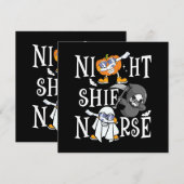 Carte Infirmière de nuit (Devant / Derrière)