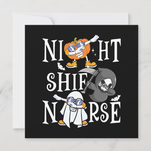 Carte Infirmière de nuit (Devant)