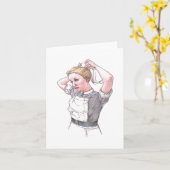 Carte - infirmière d'hôpital de Middlesex (Fleur jaune)