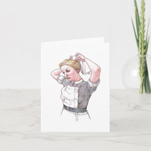 Carte - infirmière d'hôpital de Middlesex