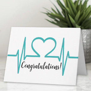 Carte Infirmière Docteur Médical Remise des diplômes Fél