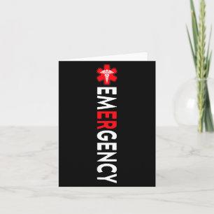 Carte Infirmière drôle des urgences service des urgences
