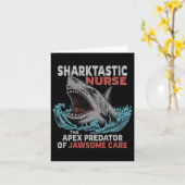 Carte Infirmière Drôle Dire Appréciation en soins infirm (Fleur jaune)