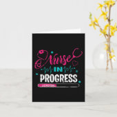 Carte Infirmière en cours Infirmière Fun Nurse (Fleur jaune)