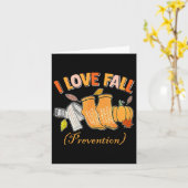 Carte Infirmière en réadaptation Je tombe amoureux de la (Fleur jaune)