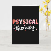 Carte Infirmière en thérapie physique Saint-Valentin Rn (Fleur jaune)