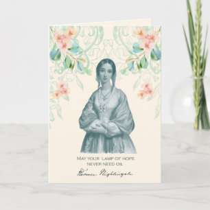 Carte Infirmière, Florence Nightingale  Travailleur de l