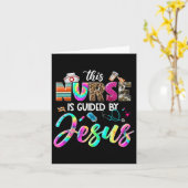 Carte Infirmière guidée (Fleur jaune)