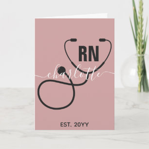 Carte Infirmière inscrite à la RN personnalisée