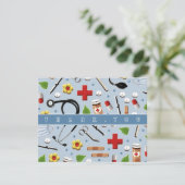 Carte Infirmière Merci (Debout devant)