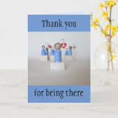 Carte Infirmière Merci (Fleur jaune)