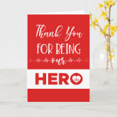 Carte Infirmière Merci (Fleur jaune)