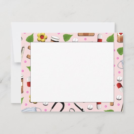 Carte Infirmière Merci (Dos)